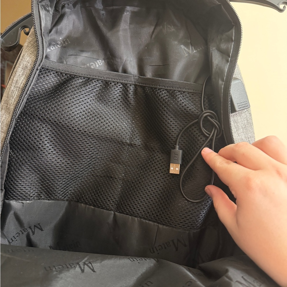 Gray Men's Backpack - image 4